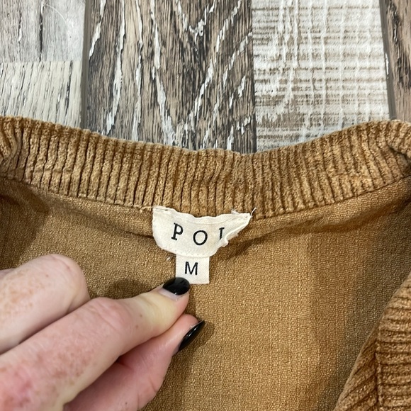 POL corduroy long sleeve romper - Picture 2 of 4